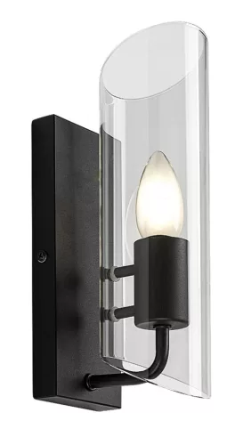 Rabalux Teodoro 75027 fürdőszobai lámpa, fekete, 1x E14 (max 12 W) foglalat, IP44