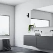 Rabalux Teodoro 75027 fürdőszobai lámpa, fekete, 1x E14 (max 12 W) foglalat, IP44