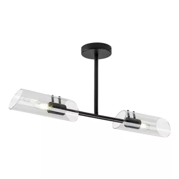 Rabalux Teodoro 75028 fürdőszobai lámpa, fekete, 2x E14 (max 12 W) foglalat, IP44