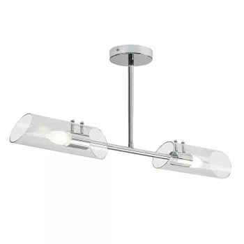 Rabalux Teodoro 75030 fürdőszobai lámpa, króm, 2x E14 (max 12 W) foglalat, IP44