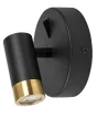Rabalux Kadir 75040 fürdőszobai lámpa, fekete/ arany, beépített LED 3 W, 270 lm, 4000 K, IP20
