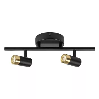 Rabalux Kadir 75041 fürdőszobai lámpa, fekete/ arany, beépített LED 6 W, 550 lm, 4000 K, IP44