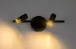 Rabalux Kadir 75041 fürdőszobai lámpa, fekete/ arany, beépített LED 6 W, 550 lm, 4000 K, IP44