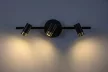 Rabalux Kadir 75042 fürdőszobai lámpa, fekete/ arany, beépített LED 9 W, 820 lm, 4000 K, IP44