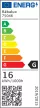 Rabalux Tilora 75046 fürdőszobai lámpa, fekete, beépített LED 16 W, 1350 lm, 4000 K, IP44
