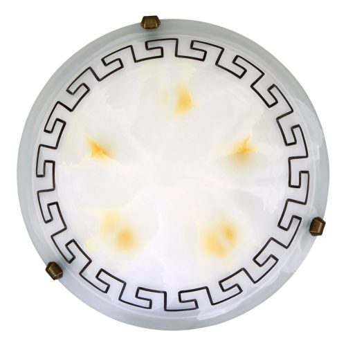 Rábalux 7649 ETRUSCO beltéri mennyezeti lámpa fehér alabástrom üveg színben, 2db E27 foglalattal, IP20 védettséggel, 5 év garanciával ( Rábalux 7649 )