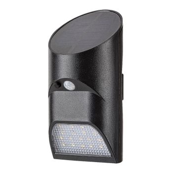   Rábalux 77013 SEPIK kültéri napelemes lámpa fekete színben, 150 lm, 3,6W teljesítmény, 10000h élettartammal, IP44 védettséggel, 4000K ( Rábalux 77013 )