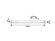 Rabalux Lendva 78036 pultmegvilágító lámpa, ezüst, beépített LED 3 W, 220 lm, 4000 K, IP20