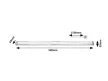 Rabalux Lendva 78037 pultmegvilágító lámpa, ezüst, beépített LED 5 W, 380 lm, 4000 K, IP20
