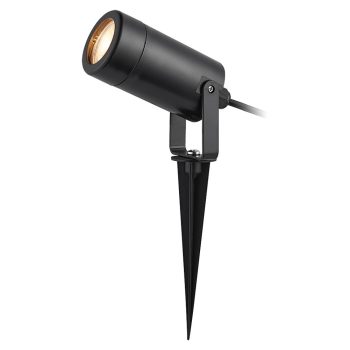   Rábalux 7814 KROBIA kültéri földbe szúrható lámpa fekete színben, GU10 foglalattal, IP65 védettséggel ( Rábalux 7814 )