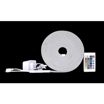   Rábalux 79021 LED szalag, 5m/tekercs, 21W teljesítmény, 15000h élettartammal, 192 LED/m, 6,25cm-enként vágható, 230V, 50Hz, RGB, 3 év garanciával ( Rábalux 79021 )