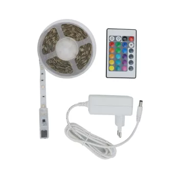   Rábalux 79023 LED szalag, 5m/tekercs, 19W teljesítmény, 25000h élettartammal, 30 LED/m, 10cm-enként vágható, DC 12V, RGB, 3 év garanciával ( Rábalux 79023 )