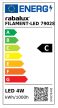 Rábalux 79028 Filament-LED fényforrás, E27 foglalat, 640 lm, 4W teljesítmény, 15000h élettartammal, 230V, 50Hz, 4000K, 3 év garanciával ( Rábalux 79028 )