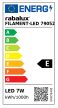 Rábalux 79052 Filament-LED fényforrás, E27 foglalat, 850 lm, 7W teljesítmény, 20000h élettartammal, 230V, 50Hz, 2700K, 3 év garanciával ( Rábalux 79052 )