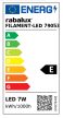 Rábalux 79053 Filament-LED fényforrás, E27 foglalat, 850 lm, 7W teljesítmény, 20000h élettartammal, 230V, 50Hz, 4000K, 3 év garanciával ( Rábalux 79053 )