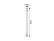 Rabalux LED Tube 79095 LED fénycső, tejüveg, G13 foglalat, 9 W, 900 lm, 4000 K, IP20