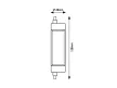 Rabalux SMD-LED 79098 LED izzó, fehér, R7s foglalat, 15 W, 1750 lm, 2700 K, IP20