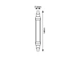 Rabalux SMD-LED 79099 LED izzó, fehér, R7s foglalat, 8 W, 750 lm, 2700 K, IP20