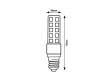 Rabalux SMD-LED 79122 LED izzó, átlátszó, E14 foglalat, 6 W, 570 lm, 4000 K, IP20