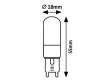 Rabalux SMD-LED 79124 LED izzó, átlátszó, G9 foglalat, 3 W, 350 lm, 4000 K, IP20