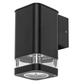   Rábalux 7955 SINTRA kültéri fali lámpa matt fekete színben, GU10 foglalattal, IP44 védettséggel ( Rábalux 7955 )