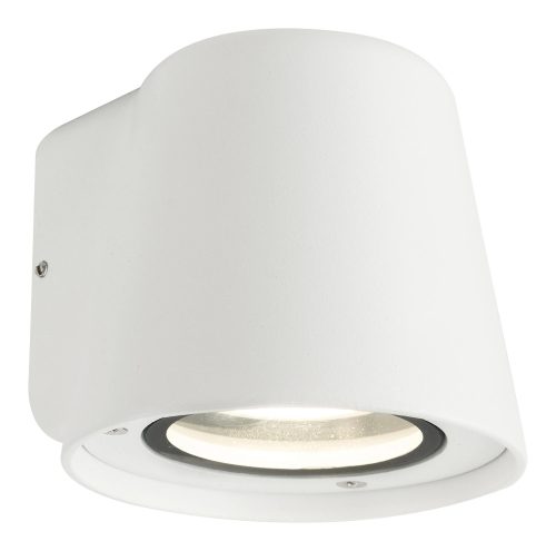 Rábalux 7960 MANDAL kültéri fali lámpa matt fehér színben, GU10 foglalattal, IP54 védettséggel ( Rábalux 7960 )