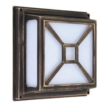   Rábalux 8190 DARIUS kültéri mennyezeti lámpa antik arany színben, 2db E27 foglalattal, IP54 védettséggel ( Rábalux 8190 )