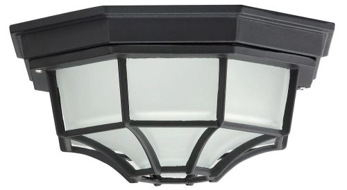 Rábalux 8346 MILANO kültéri mennyezeti lámpa fekete színben, E27 foglalattal, IP43 védettséggel ( Rábalux 8346 )