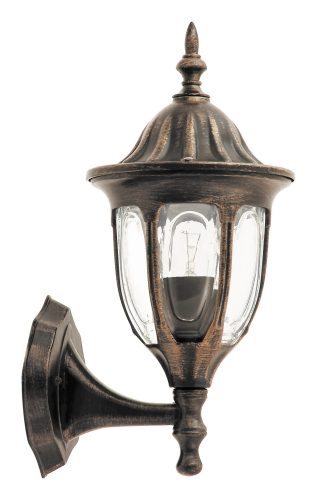Rábalux 8372 MILANO kültéri fali lámpa antik arany színben, E27 foglalattal, IP43 védettséggel ( Rábalux 8372 )