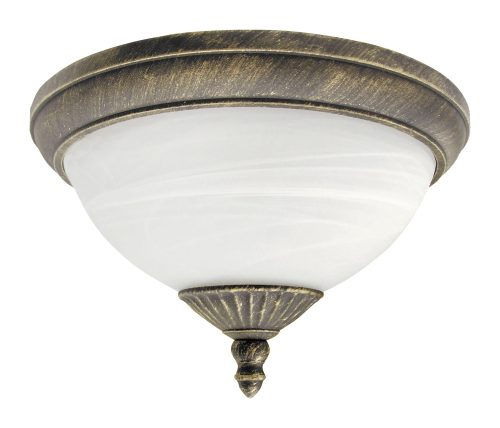 Rábalux 8377 MADRID kültéri mennyezeti lámpa antik arany színben, 2db E27 foglalattal, IP43 védettséggel ( Rábalux 8377 )