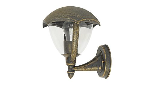 Rábalux 8671 MIAMI kültéri fali lámpa antik arany színben, E27 foglalattal, IP44 védettséggel ( Rábalux 8671 )
