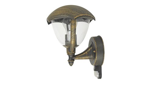 Rábalux 8676 MIAMI kültéri fali lámpa antik arany színben, E27 foglalattal, IP44 védettséggel ( Rábalux 8676 )