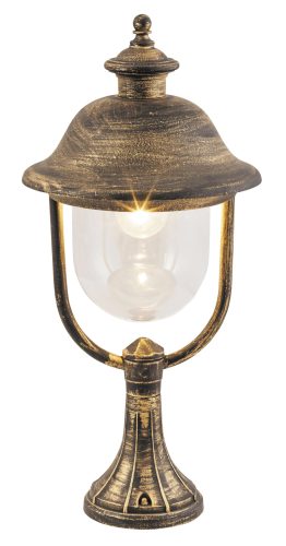 Rábalux 8698 NEWYORK kültéri állólámpa antik arany színben, E27 foglalattal, IP44 védettséggel ( Rábalux 8698 )