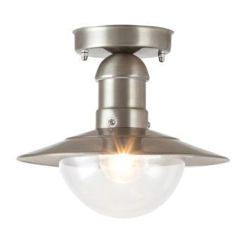   Rábalux 8763 OSLO kültéri mennyezeti lámpa szatin króm színben, E27 foglalattal, IP44 védettséggel ( Rábalux 8763 )