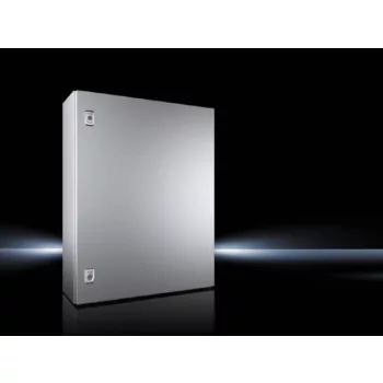   Rittal AX 1012.000 rozsdamentes acél AISI 304L szekrény, teli ajtóval, 760x600x210, IP66, szerelőlappal (Rittal 1012000)
