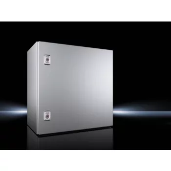   Rittal AX 1013.000 rozsdamentes acél AISI 304L szekrény, teli ajtóval, 500x500x300, IP66, szerelőlappal (Rittal 1013000)