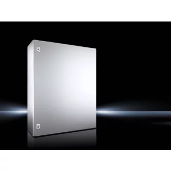   Rittal AX 1016.000 rozsdamentes acél AISI 304L szekrény, teli ajtóval, 1000x800x300, IP66, szerelőlappal (Rittal 1016000)