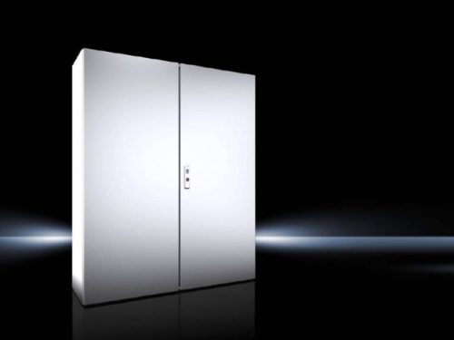 Rittal AX 1019.000 rozsdamentes acél AISI 304L szekrény, teli ajtóval, 1200x1000x300, IP55, szerelőlappal, 2 ajtós (Rittal 1019000)
