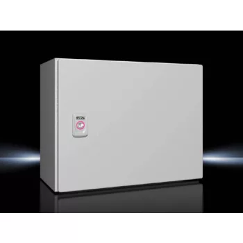   Rittal AX 1031.000 fém szekrény, teli ajtóval, 300x380x210, IP66, szerelőlappal (Rittal 1031000)