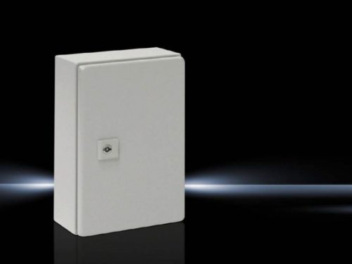 Rittal AE 1035.500 fém szekrény, teli ajtóval, 300x200x155, IP66, szerelőlappal (Rittal 1035500)
