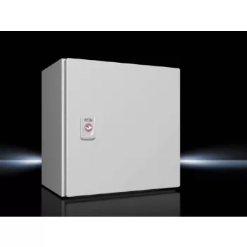   Rittal AX 1033.000 fém szekrény, teli ajtóval, 300x300x210, IP66, szerelőlappal (Rittal 1033000)