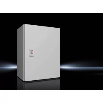   Rittal AX 1034.000 fém szekrény, teli ajtóval, 400x300x210, IP66, szerelőlappal (Rittal 1034000)