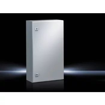   Rittal AE 1037.500 fém szekrény, teli ajtóval, 800x400x300, IP66, szerelőlappal (Rittal 1037500)