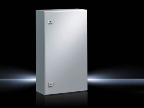 Rittal AE 1037.500 fém szekrény, teli ajtóval, 800x400x300, IP66, szerelőlappal (Rittal 1037500)