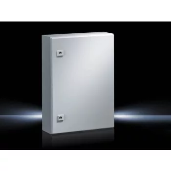   Rittal AE 1038.500 fém szekrény, teli ajtóval, 600x380x210, IP66, szerelőlappal (Rittal 1038500)