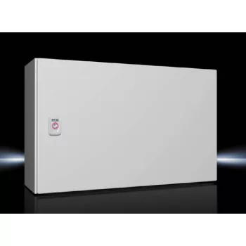   Rittal AX 1039.000 fém szekrény, teli ajtóval, 380x600x210, IP66, szerelőlappal (Rittal 1039000)