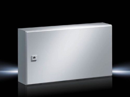 Rittal AE 1339.500 fém szekrény, teli ajtóval, 380x600x350, IP66, szerelőlappal (Rittal 1339500)
