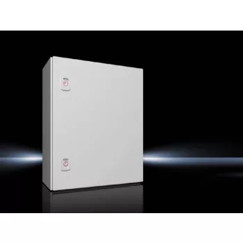   Rittal AX 1045.000 fém szekrény, teli ajtóval, 500x400x210, IP66, szerelőlappal (Rittal 1045000)