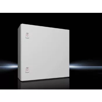   Rittal AX 1050.000 fém szekrény, teli ajtóval, 500x500x210, IP66, szerelőlappal (Rittal 1050000)