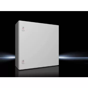   Rittal AX 1054.000 fém szekrény, teli ajtóval, 600x600x250, IP66, szerelőlappal (Rittal 1054000)